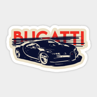 hypercar shirt Sticker